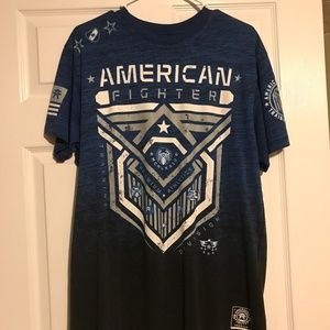 American Fighter Blue Shirt Size XL
